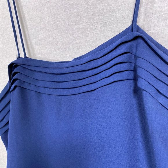 Vintage Upper Class Navy Blue Top, L - Picture 7 of 9